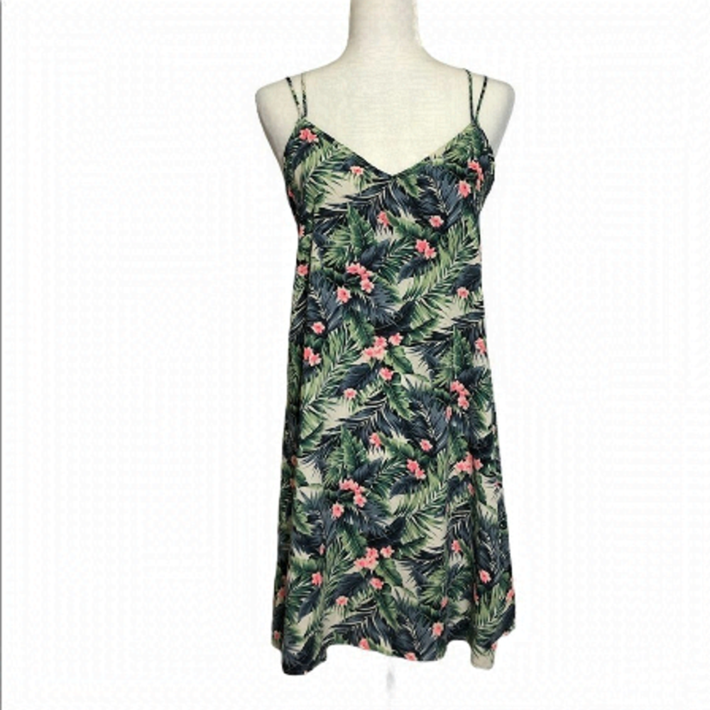 Lila Clothing Co Palm & Flower Crisscross Sundress